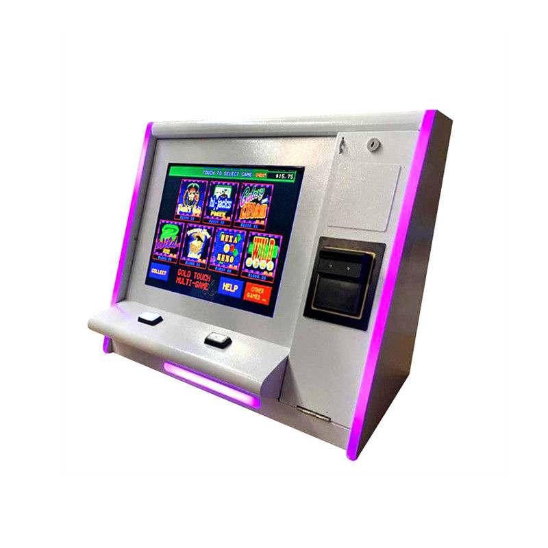 Durable Multicolor Pot Of Gold Poker Machine , 2 In 1 Skill Bingo Arcade Machine