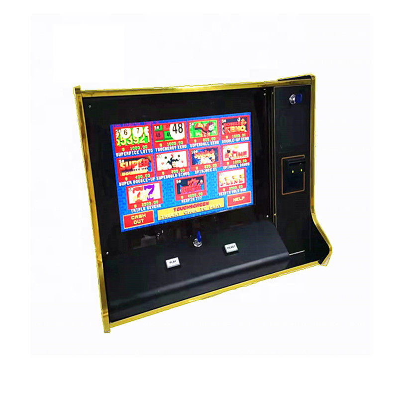 Durable Multicolor Pot Of Gold Poker Machine , 2 In 1 Skill Bingo Arcade Machine